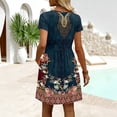thumbnail image 5 of Womens Dresses Casual Short Sleeve Summer Dresses for Women A-Line Beach Vacation Dresses 2026, 5 of 6