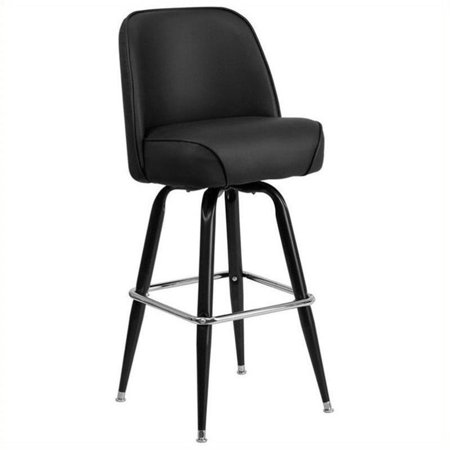 Pemberly Row 31 Bar Stool with Swivel Bucket Seat