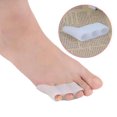 thumbnail image 2 of 2 Pares Separador Dedo del Pie Gel de Sílice Proteger los Dedos del Pie Protector de la Bursitis Cubierta Protectora del Silicona de Tres Agujeros LingWen 1327537068112, 2 of 5