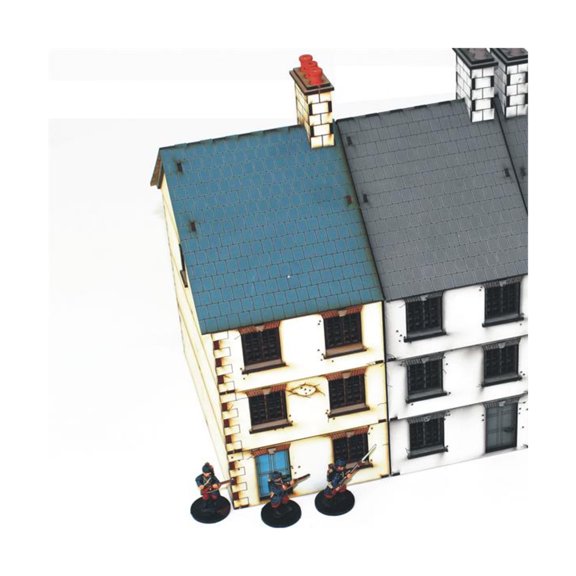 4Ground Three Story End Terrace-House (Pre-Painted) New