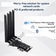 thumbnail image 2 of BCM94360CD Hackintosh PCIE Wireless Adapter 1750Mbps, Dual Band 2.4G/5GHz, Bluetooth 4.0, Airdrop Handoff Support, 2 of 7