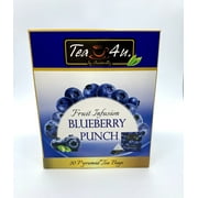 Tea4U Blueberry Fruit Infusion Pyramid Tea Bags