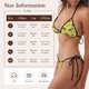 thumbnail image 5 of Balery Honeybee Pijama Estampado Bikini de Dos Piezas para Mujer - Conjunto de Bikini Ajustable Sexy y Cómodo para Playa, 5 of 6
