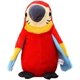 thumbnail image 3 of Divertido juguete de peluche de loro que habla, función de repetición, animales de peluche que agitan alas, pájaro de peluche, juguete de peluche de loro que habla para niños, 3 of 8