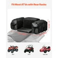 thumbnail image 3 of VEVOR 74L ATV Rear Storage Bag 600D Oxford Cloth Rear Cargo Bag with Sponge Cushion, 3 of 9