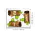 thumbnail image 2 of Frog Jumping Path Stickers for Nursery Decor 1 Sheet PVC Material, 2 of 5