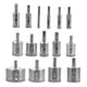 thumbnail image 1 of Kit de corte de sierras de orificios de perforación 15PCS Kit de corte de orificios con revestimiento de diamante 6-50 mm, 1 of 5