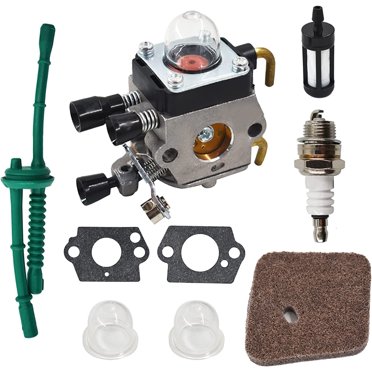 Carburetor For Stihl HS45 FS38 FS45 FS55 FC55 KM55 Trimmer - With Air Filter & Fuel Line