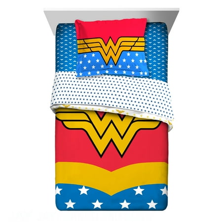 - Warner Brothers I Am Wonder Woman Twin & Full Comforter with Sham, 2 Piece