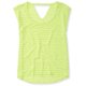 thumbnail image 1 of Camiseta básica Aeropostale V con espalda abierta para mujer Verde XS, 1 of 2