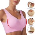 thumbnail image 5 of brillar Mujer Antigolpes Sujetador deportivo Sujeción ligera Tallas Grandes Bralette Almohadilla extraíble Nailon Licra Yoga Fitness Gimnasio Entrenamiento 10 Colores Transpirable Ligero S, 5 of 5