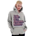 thumbnail image 5 of Life is Dream Killer Sarcastic Gym Hoodie Sweatshirt Women Brisco Brands X, 5 of 6