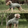 thumbnail image 6 of HQREA Greyhound Dog Coat Winter Whippet Jacket Warm Fleece Pet Vest Coat for Large Dogs, 6 of 6