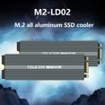 thumbnail image 1 of Disipador De Calor Ssd TEUCER M2-LD02 9mm Aleación de aluminio M.2 2280 SSD Disipador de calor Radiador de calor, 1 of 7