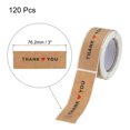 thumbnail image 2 of Thank You for Stickers 1x3 Inch 1 Roll Adhesive Rectangle Gift Seal Labels DIY, Business, 120 Count/Roll, 2 of 6