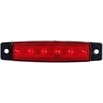 thumbnail image 3 of LINLIN 10 pcs 3.8" 6 LED Side Led Marker Trailer marker lights for trucks, Marker light amber, Rear side marker light, Truck cab marker lights, RV marker light, 3 of 9