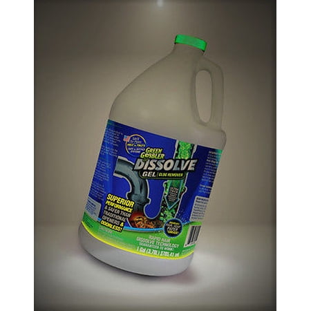 Green Gobbler DISSOLVE Liquid Hair & Grease Clog Remover / Drain Opener /