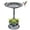 Gray, variant on Bird Bath for Outside with Removable Flower Planters Polyresin Lightweight Vintage Birdbath for Outdoors Stake Standing Bowl and Water Feeder Yard Garden Decor