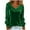 Green, variant on Sequin Velvet Shirts for Women Panel Puff Sleeve Blouses for Women Long Sleeve V Neck Clothes Dressy Trendy Tops Business Casual Outfits Women Frilled Work Office Solid Top