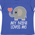 thumbnail image 4 of Inktastic My Nani Loves Me Grandchild Gift Boys or Girls Toddler T-Shirt, 4 of 5