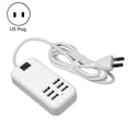 thumbnail image 2 of HEVIRGO Convenient USB Power Strip Plug Play USB Charging Station with 6 USB Ports 3000mA Charge Current USB Port Hub with On/Off Switch for Home Office Travel, 2 of 10