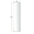 thumbnail image 4 of DecMode 12" x 48" Gold Wall Mirror with Thin Frame, 4 of 12