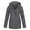 Gray, variant on JINMGG Womens Coats and Jackets Clearance ,Women Solid Rain Jacket Outdoor Plus Hooded Raincoat Windproof Jackets Solid Outwear