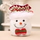 thumbnail image 3 of Encantadoras medias navideñas, calcetines de Navidad reutilizables, accesorios para festivales, bonitos cordones, bolsa de dulces atractiva de Kits de decoración para fiestas Muñeco de nieve sweethay HA069617-02, 3 of 6