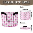 thumbnail image 2 of Haosy Cherry on Plaid Golf Mallet Putter Cover Strong Magnetic Leather Golf Club Headcover Closure, 2 of 7