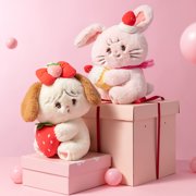 MINISO MIKKO Strawberry Collection 10in. Plush Toy - Adorable Souffle Softness