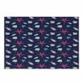 thumbnail image 1 of Navy and Blush Cutting Board, Nautical Marine Pattern with Shells Starfishes and Bubbles Aquatic Wildlife, Decorative Tempered Glass Cutting and Serving Board, Small Size, Multicolor, by Ambesonne, 1 of 1