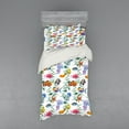 thumbnail image 1 of Ambesonne Fish Bedding Set 3 Pcs, Watercolor Underwater, Twin, Multicolor, 1 of 3