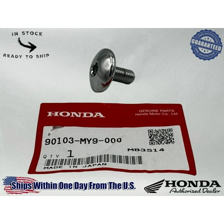Honda Genuine OEM Authentic Socket Bolt (8X17) 90103-MY9-000