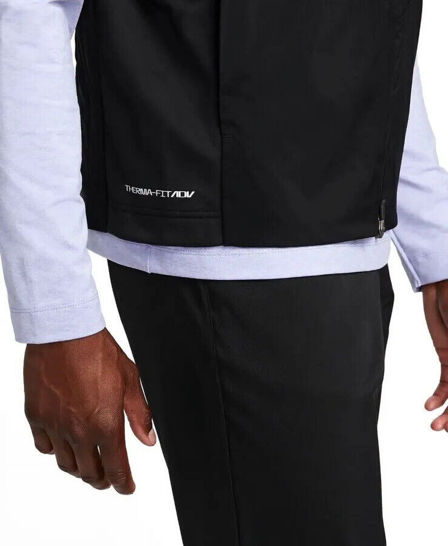 Nike Mens XL Therma-Fit ADV Repel Full-Zip Black/White Golf Vest