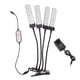 thumbnail image 1 of Luz LED de cultivo Vevor iluminación Flexible de Espectro completo 4 cabezales con Clip de atenuación 5 engranajes 100-240V enchufe europeo, 1 of 5