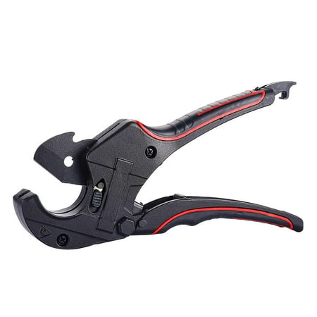 

Pipe and Tubing Cutter，Ratcheting Hose Cutter One-hand Fast Pipe Cutting Tool PEX Tube Cutter Pipe Cutting Tools for PEX， PVC， PPR Plastic Suitable for Home Working and Plumber (42 mm)