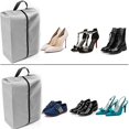 thumbnail image 4 of Paquete de 2 bolsas organizadoras para almacenamiento de zapatos, tela de nailon impermeable con cremallera resistente para viajar, 4 of 5