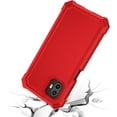 thumbnail image 4 of For Samsung Galaxy XCover7 Pro G766 Slim Tough Hybrid Cell Phone Cover Case - Red, 4 of 6
