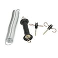 thumbnail image 3 of Kit de puerta de cerca eléctrica de hierro PP de 5 metros, accesorio de puerta con resorte para animales con manija y clavo aislado para ganado, 3 of 15