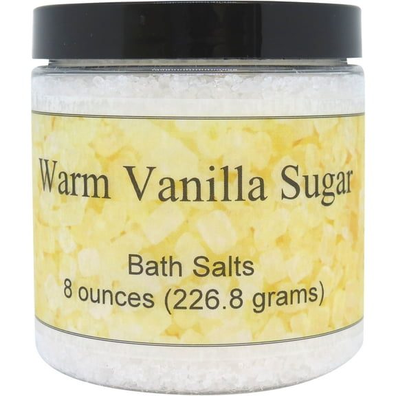 Warm Vanilla Sugar Bath Salts by Eclectic Lady, 8 ounces