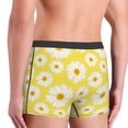 thumbnail image 3 of Disketp Daisies Flowers Men's Boxer Briefs,Soft and Breathable Cotton Underwear with ComfortFlex Waistband, 3 of 7