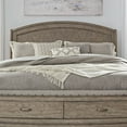 thumbnail image 2 of Liberty Furniture Avalon King Panel Headboard with Oak Wood Frame  - Burnished Beige, 2 of 7