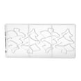 thumbnail image 5 of Chocolate World 12068 Polycarbonate Candy Mold with 4 Christmas-Tree-Tablet Cavities, Each 72.5mm x 97mm x 10mm High, 5 of 5