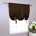 thumbnail image 2 of Quality Home Basic Blackout Tie Up Shade - Dark.Chocolate (1 Panel), 2 of 3