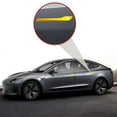 thumbnail image 4 of IPG Compatible for Model 3 / Model Y Door Handle Decal Sticker Wrap Kit (Set of 4) with Tesla Logo Personalize Your Tesla (Shiny Yellow), 4 of 5