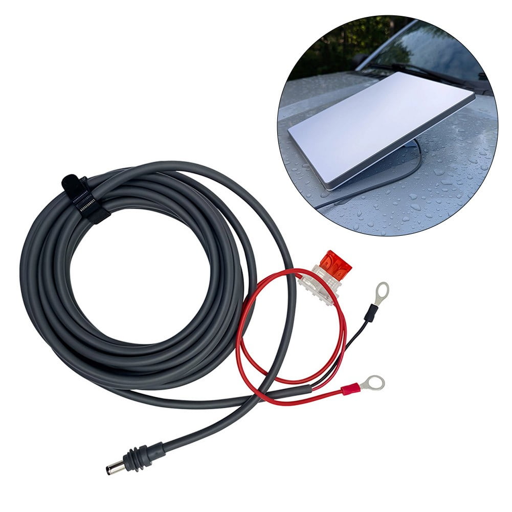 RANMEI 1/2/3/5/10M For Starlink Mini Power Cable Cord Extension Harness With Car Fuse Holder 18Awg Atc/Ato Automotive -Plug Waterproof