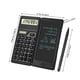 thumbnail image 3 of Tableta de Escritura Lcd, Calculadora Portátil Plegable de 12 Dígitos con Función de Escritura a Mano, 6.30x3.15x0.40In Negro para el Aprendizaje de la Oficina de Negocios Cómodo, 3 of 9