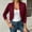 Wine women's 3/4 sleeve blazer crop top a1, variant on Yrmaups Women's Casual 3/4 Sleeve Blazer Crop Top, Office Holiday Daily Wear Open Front Knit Cover Up, Soft Lightweight Fall Winter Layering Jacket, Army Green XL