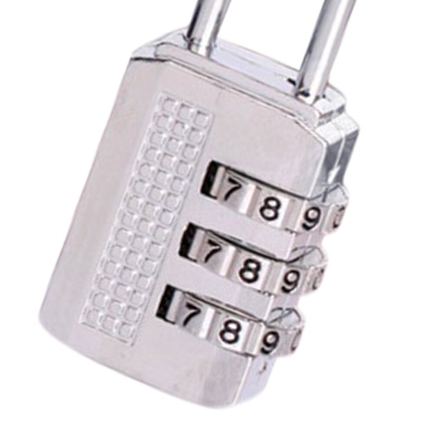 3 Digit Combination Password Lock coded lock; Cabinet locker; Zinc Alloy Security Lock Suitcase Luggage Coded Lock Cabinet Locker Padlock