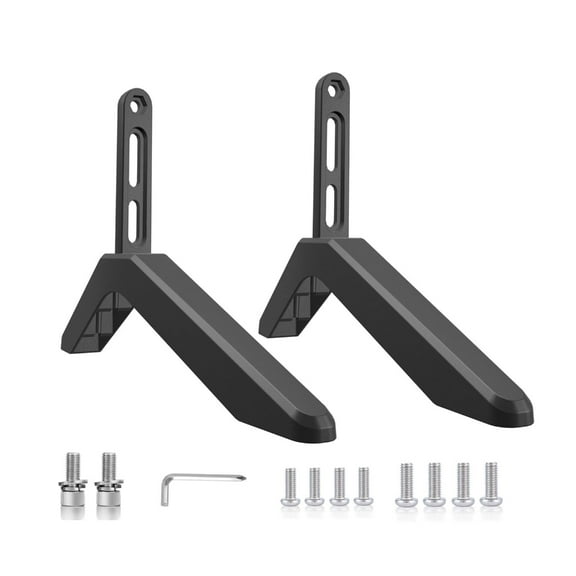 JZROCKER TV Base Pedestal Feet TV Stand Mount Table Top TV Legs With Mounting Tool